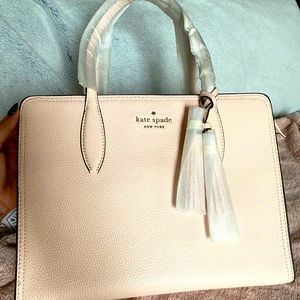 Baby pink Kate spade tote